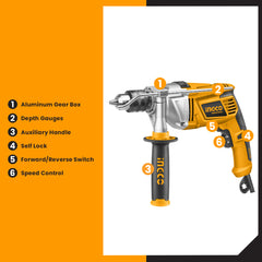 Ingco Industrial Grade Impact Drill ID11008 / ID211008