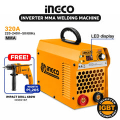 INGCO Portable Welding Machine Inverter IGBT ARC MMA ING-SS