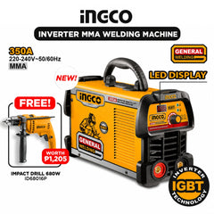 INGCO Portable Welding Machine Inverter IGBT ARC MMA ING-SS