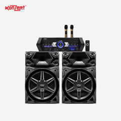 Konzert Micro Component TodoOke Speaker System with USB/SD & Bluetooth KCS-412 (2)pieces