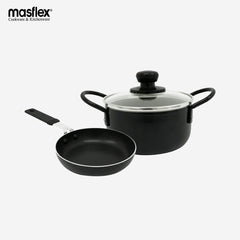 Masflex 3 Piece Aluminum Non-stick Mini Cookware Set NS-1414