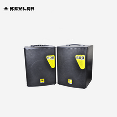 Kevler 10" 500W x 2PC Active Speaker 2 Way Bass Reflex w/ BT/ USB/ FM/ AUX/ RCA /Mic Line