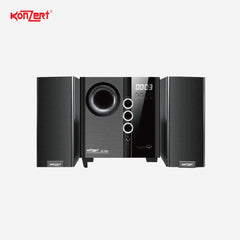 Konzert KX-250+ 2.1 Channel Multimedia Speaker System w/ Bluetooth, USB, SD, FM