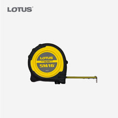 Lotus Steel Measuring Tape (Rubber) Measure Tape 5m x 19mm" LST513