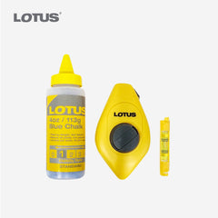 Lotus 3pcs Chalk Line Reel Set 113g Pitik with Level Bar 100M LTHT300CRX