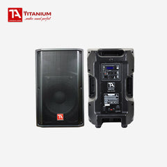 Titanium Audio 15" 2-way Active Powered Plastic Cabinet Moulded 1000Watts SOLD PER PIECE