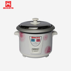 Mikata 1.8 Liter / 10 Cups Rice Cooker Aluminum Pot Stainless & Glass Cover