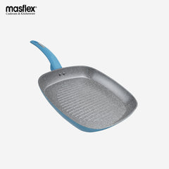Masflex Spectrum Aluminum Non Stick Induction Grill Griller Pan 28cm NK-C26/BLU