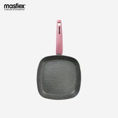 Masflex Spectrum Aluminum Non Stick Induction Grill Griller Pan 28cm NK-C26/PNK