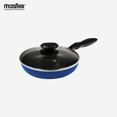 Masflex Non-stick Induction Stir Frying Pan w/ Glass Lid Fry Pan 20cm NS-CX-800
