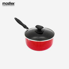 Masflex Non Stick Sauce Pan with Glass Lid 16cm NS-CX-810