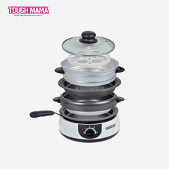 Tough Mama 1.5L 8-in-1 Multifunction Cooker,Roast,Grill,Fry,Braise,Steam,Slow Cooker