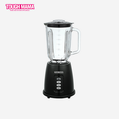Tough Mama 1.5L Multi-speed black dome body Glass Blender w/ full Copper motor NTMBG-7