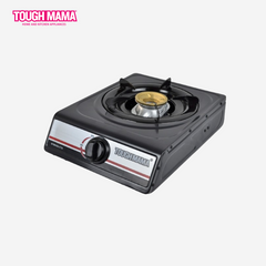 Tough Mama Black Coated Single Gas Stove NTMSGS-CTD
