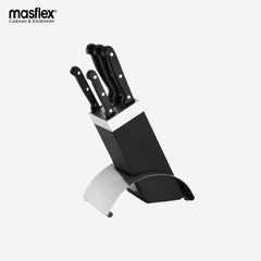 Masflex 6 Piece Knife Set With Stainless Steel Block OW-6KB