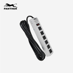 Panther Power Extension Cord Cable Wire Outlet 5M Voltage Surge Protector PSP-0512