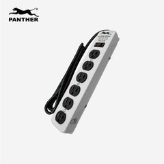 Panther Power Extension 1.75M Cord Cable w/ Voltage Surge & Overload Protector 2500W