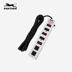 Panther Extension Cord Voltage Surge Protector with Line Filter PSP-0896 5 meters PSP0896
