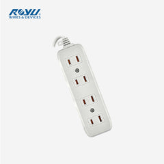 Royu 4+1 Gang Flat Pin Outlet Extension Cord 10A/250V~ REDEC304