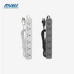 Royu 4 Outlets 2 Meter Extension Cord Cable Wire Overload & Surge Protection REDEC604