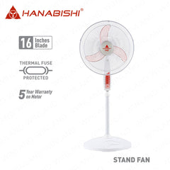 Hanabishi Stand Fan / Electric Fan 16inches(405mm) AERO-WINDMILL 16S