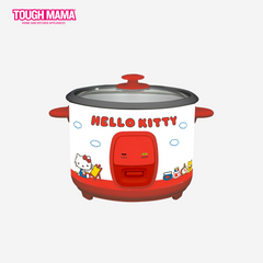Tough Mama Hello Kitty Rice Cooker 1.2L serves 6 cups Glass Cover RTRC12-1G