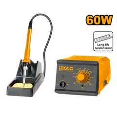 Ingco Super Select Analog & Digital Soldering Iron with Station 60W SI016911 / SI016923