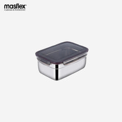 Masflex 350ml to 470ml Stainless Steel Rectangular Food Container
