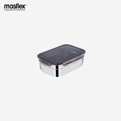 Masflex 350ml to 470ml Stainless Steel Rectangular Food Container