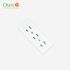 Omni 2-Gang / 3-Gang / 4-Gang Spring Type Outlet 10A | 250V STO-002, STO-003 & STO-004