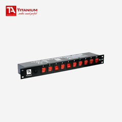 Titanium Audio TA110 Power Controller 10 lighted Switches 15A