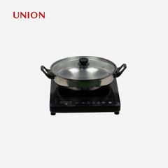 Union Classic Glass Top Panel Induction Cooker Stove w/ Pot Electric Stove UGIDC-188