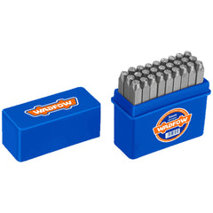 Wadfow 9pcs / 27pcs (3mm-6mm) Durability and Sharpness Letter Punches Numbers & Alphabetical letters