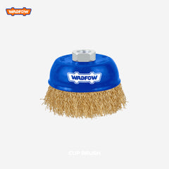 Wadfow Cup Brush Twisted Wire For Grinder With Nut 75mmM10X1.5 WCE1421