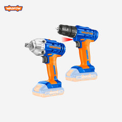 Wadfow P20S Cordless Drill and Impact Wrench 20V WCK2017