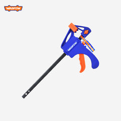 Wadfow 4pcs/Set Quick Ratchet Release Speed Woodwork Bar Clamp Set WCZ4E21