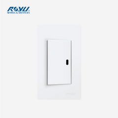 Royu Wide Series 1-Gang Switch w/ LED Set (10A / 250V~) WD601