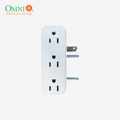 Omni Side Access Multiple Socket Adapter 4 Gang / 6 Gang 10A 250V max 2500W - WDA