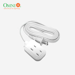 Omni Dual Portable Extension Cord Set 3 Meter Wire WDP-303-PK