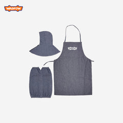 Wadfow Work Set Apron Sleeve and Denim Hat For Welder WDY1803