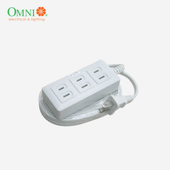 Omni Eco Extension Cord Set 3 Gang 4 Meter Wire Power Cable - WEE-003