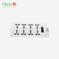 Omni Universal Outlet Extension Cord Cable 8 Gang with Switch 1.83 meter WEU-108