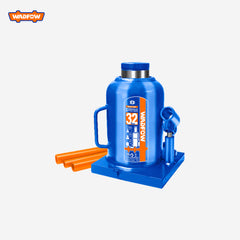 Wadfow Hydraulic Welded Bottle Jack with Safety Valve 32 Tons