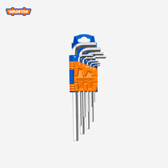 Wadfow Long Arm Hex Allen Key Set with 9Pcs WHK1291