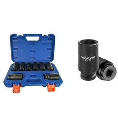 Wadfow by Winland Set of 8-Pieces 3/4inches Dr. Deep Impact Socket Set WMS4D09 WAD-HT