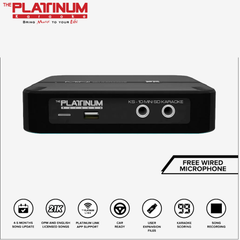 Platinum KS-10 Mini SD Karaoke Player – Compact Karaoke System with 23K Songs