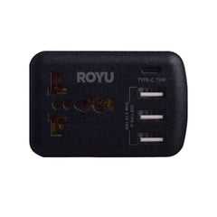 Royu by Winland Universal Adapter (International Outlet + 4 USB Ports) 10A/250V REDPL127