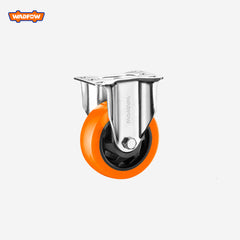 Wadfow 3inch / 4inch / 5inch Rigid Swivel Caster Fixed Wheel