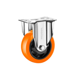Wadfow 3inch / 4inch / 5inch Rigid Swivel Caster Fixed Wheel