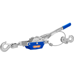 Wadfow 2T/4T Wire Rope Ratchet Double Hook Lifting Tool Hand Power Puller